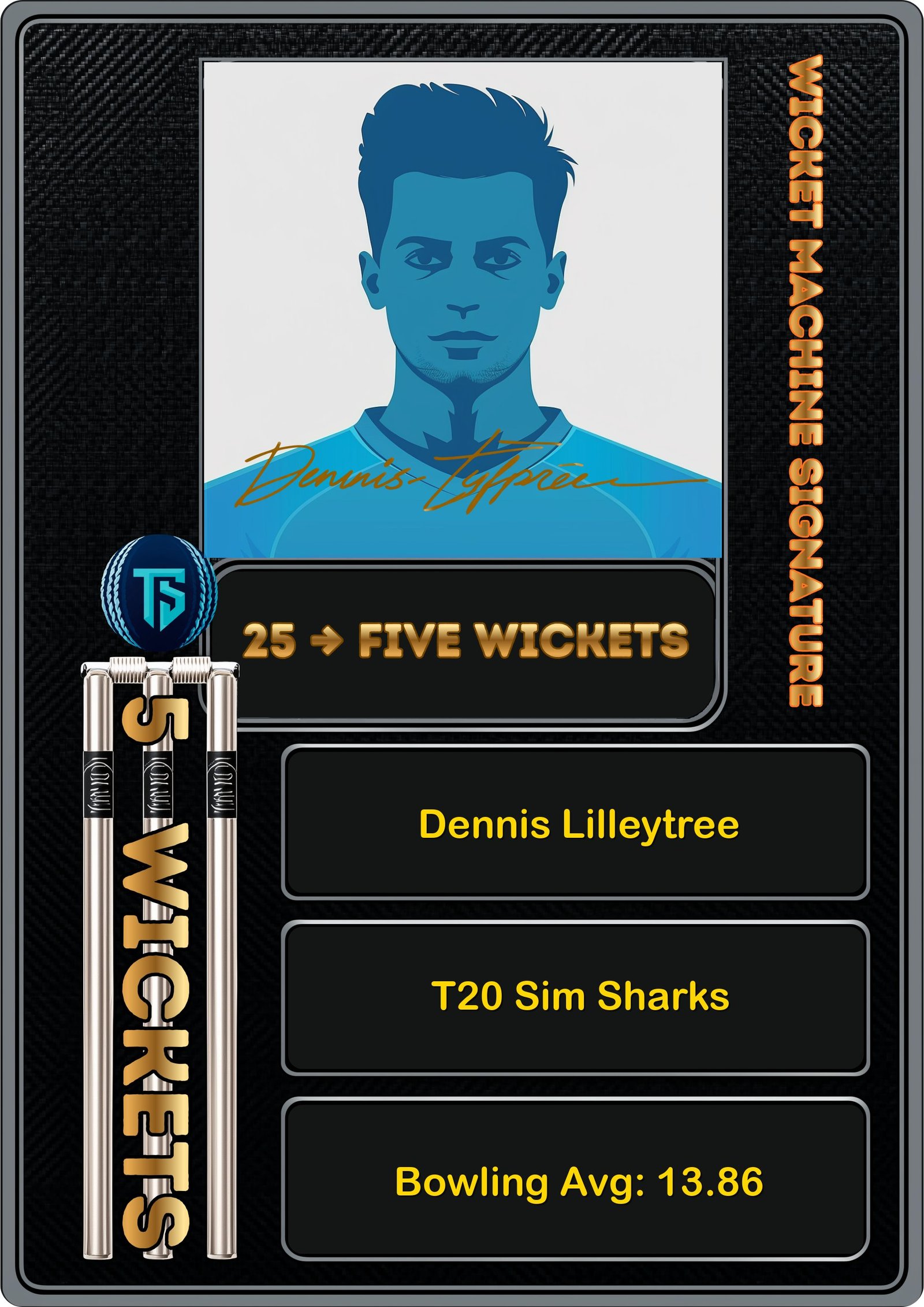 Wicket Machine Signature Demo Card