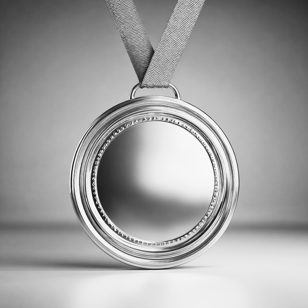 Runner-up medal